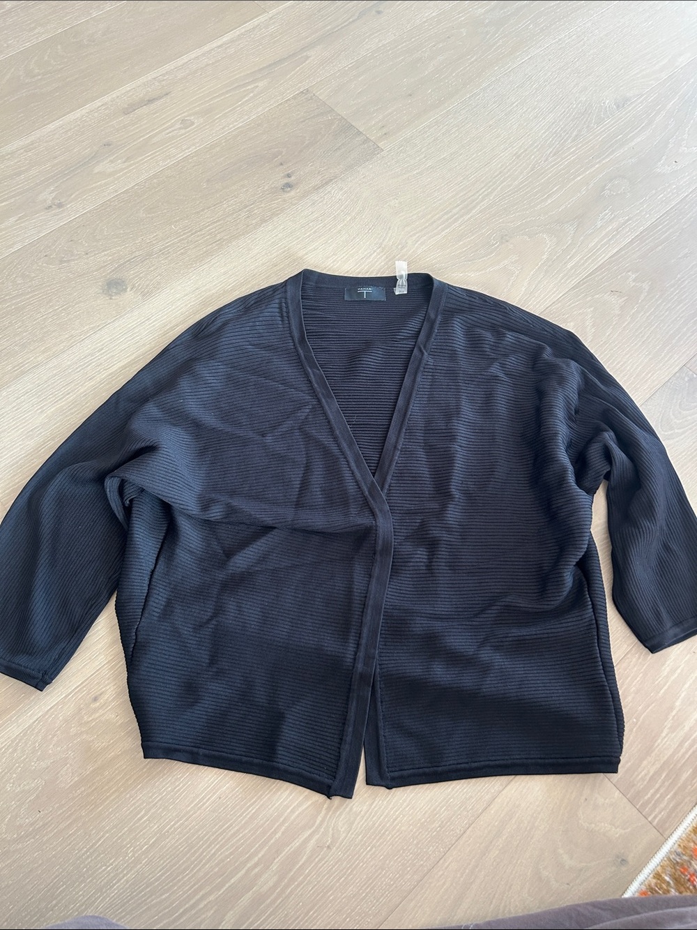 Black 3/4 sleeve Cardigan